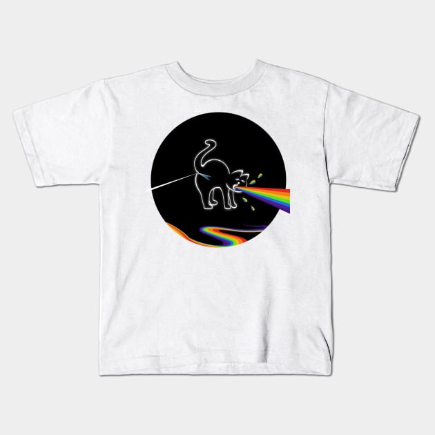 The Dark side of the cat puke Kids T-Shirt by Brash Ideas